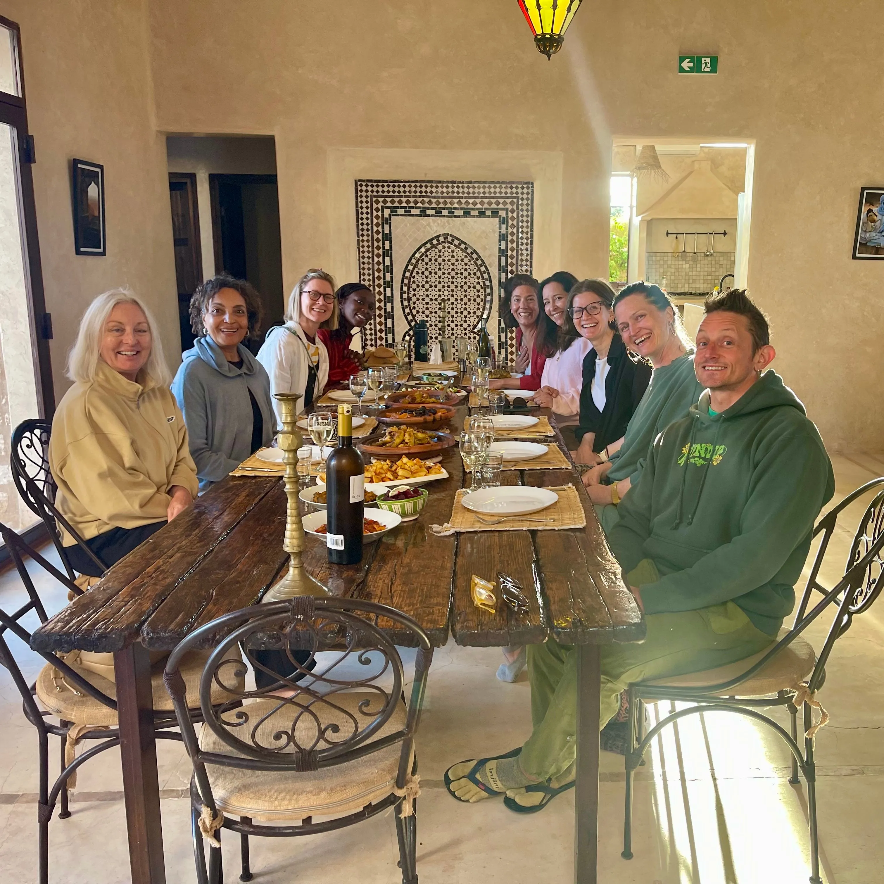 Morocco — Group dinner