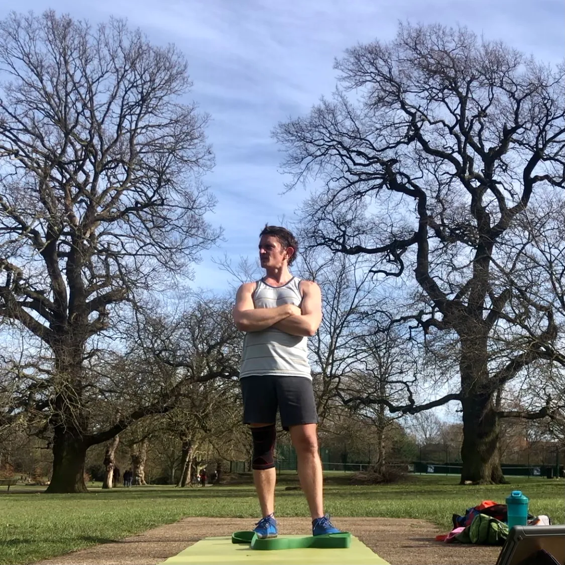 Kester Hynds in tree pose