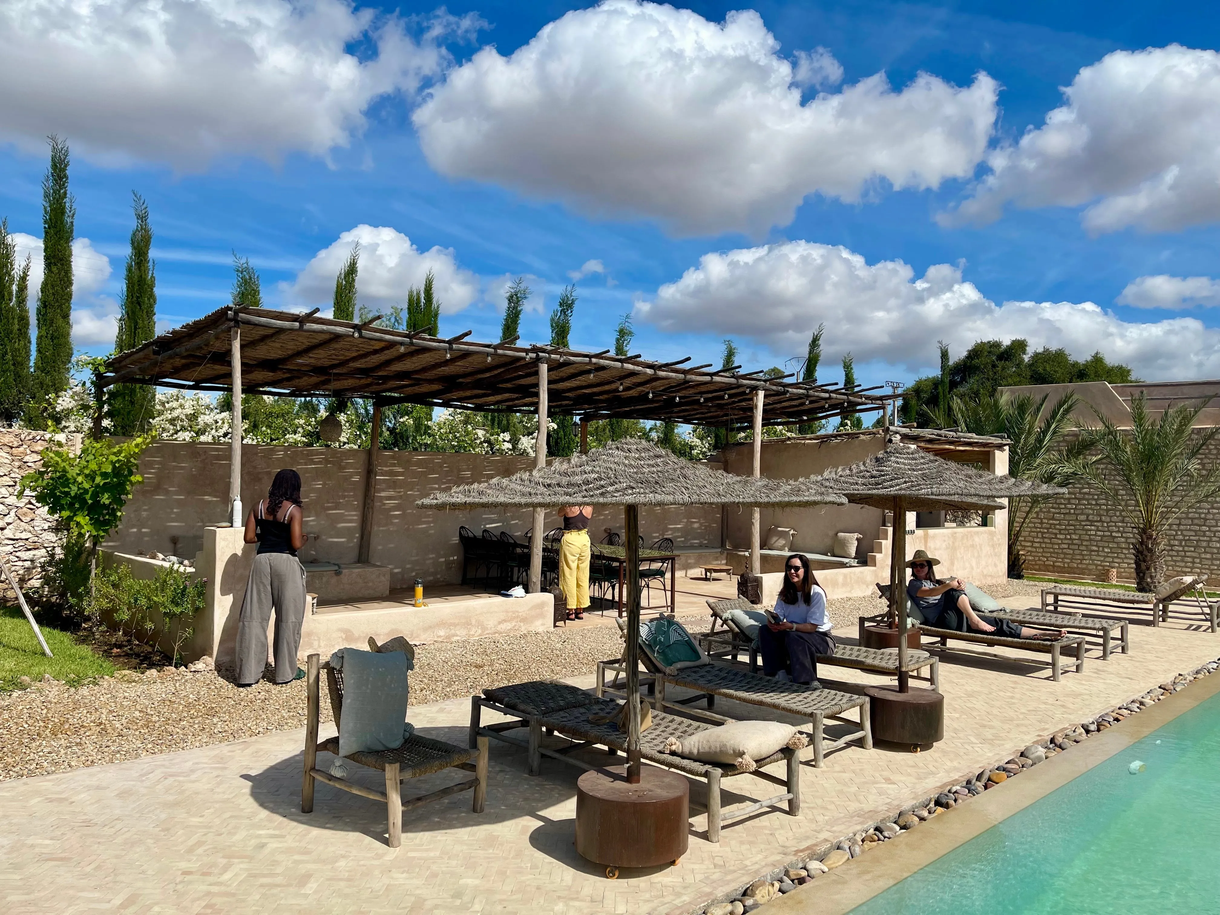 Morocco — Pool terrace