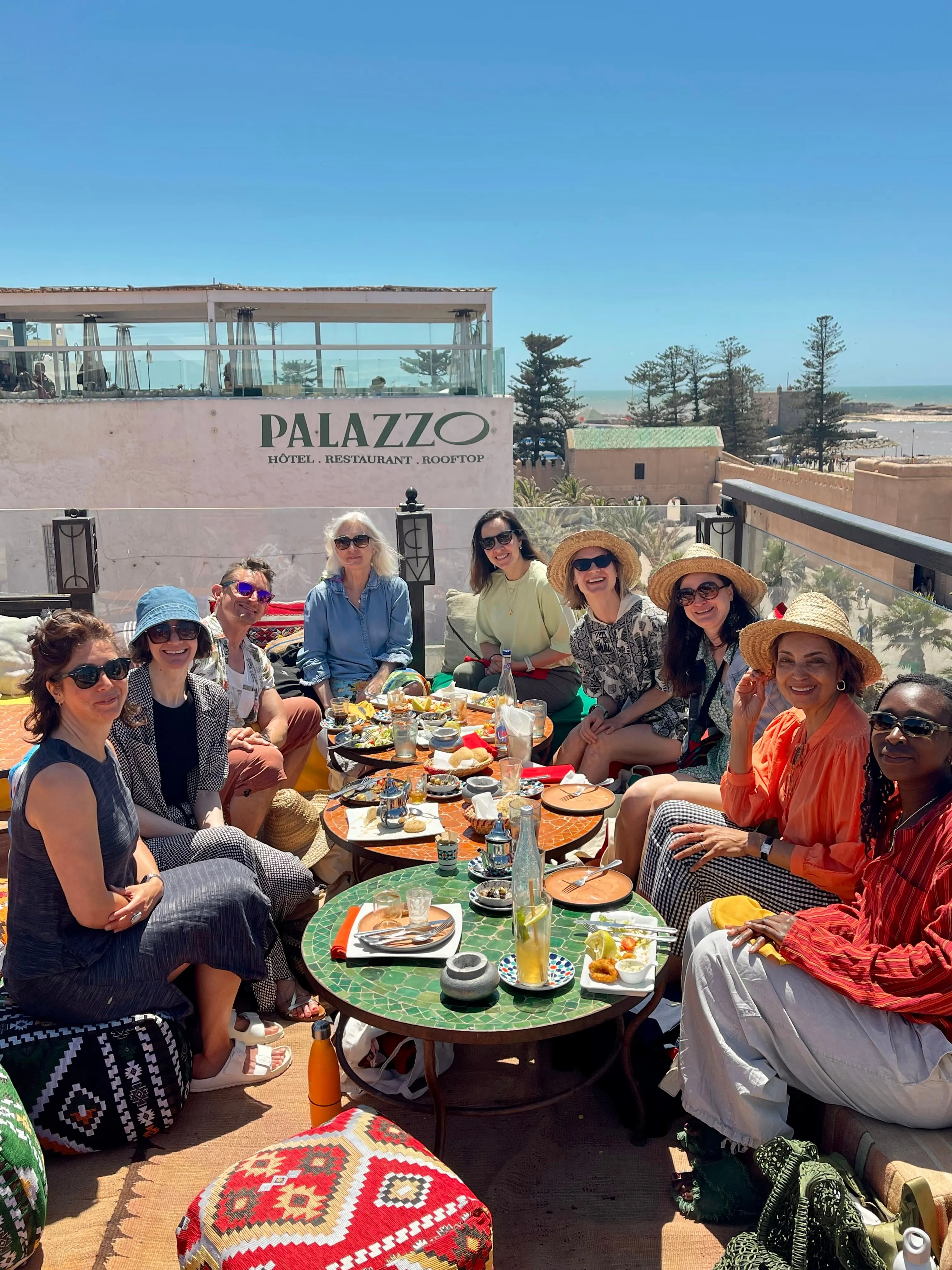 Essaouira — Rooftop lunch